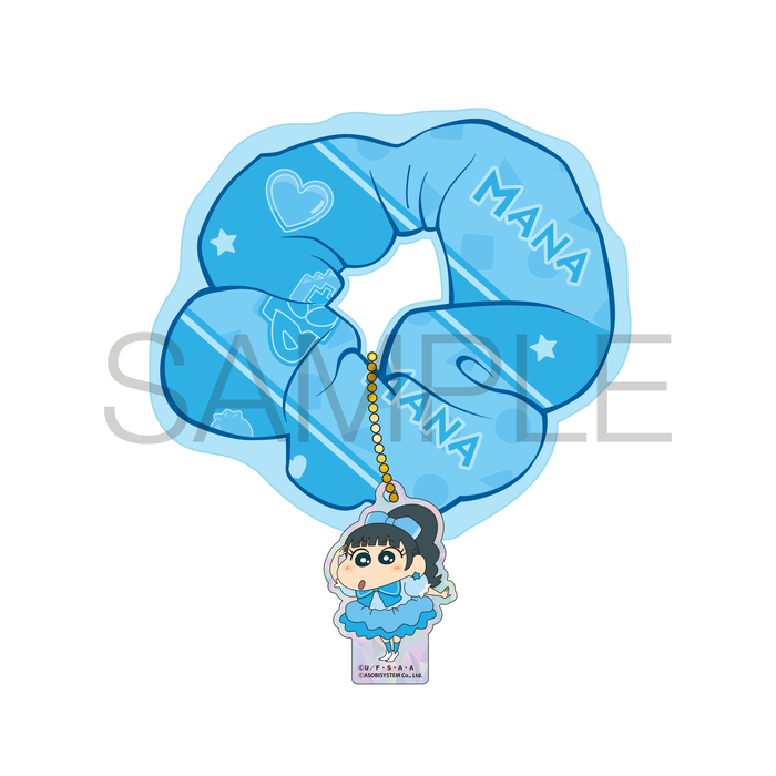 FRUITS ZIPPER×クレヨンしんちゃん チャーム付きシュシュ 真中 まな