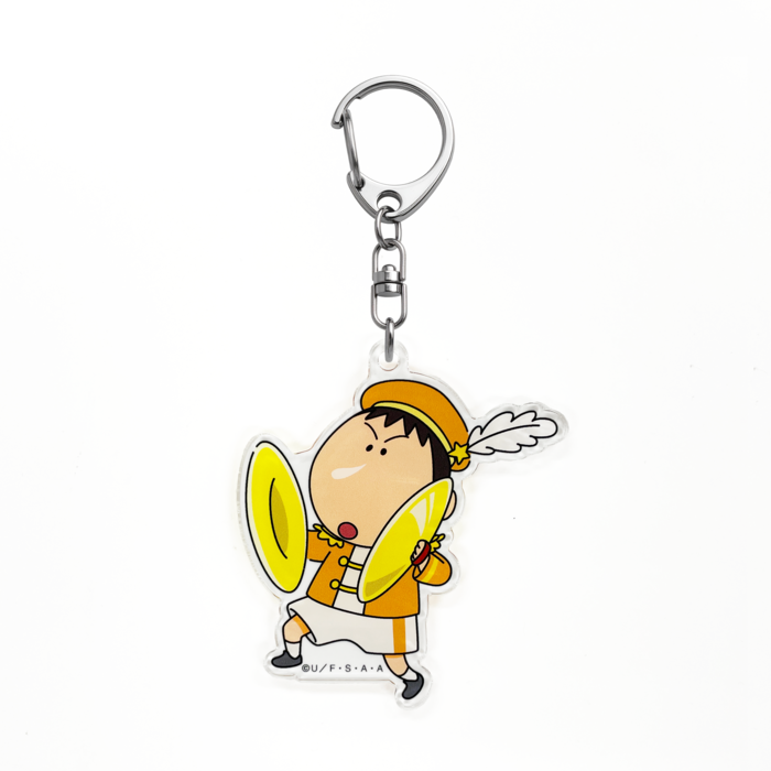 クレヨンしんちゃん　アクリルキーホルダー　エンジョイマーチングバンド　ボーちゃん