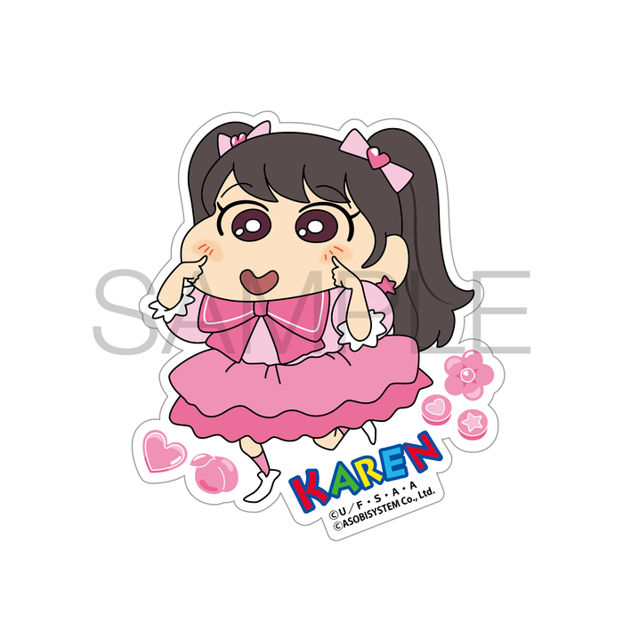 FRUITS ZIPPER×クレヨンしんちゃん　マーキングステッカー　松本 かれん