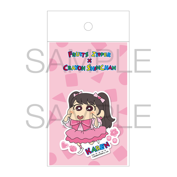 FRUITS ZIPPER×クレヨンしんちゃん マーキングステッカー 松本 かれん