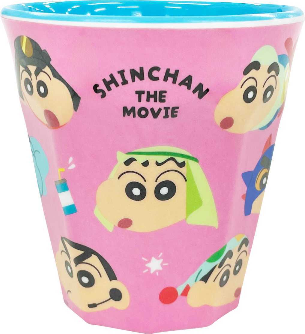 クレヨンしんちゃん　メラミンカップ　ムービーフェイス　しんちゃん