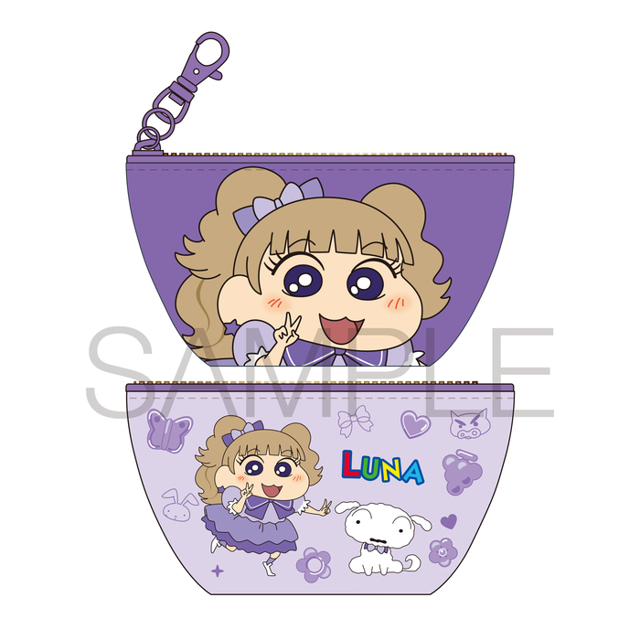 FRUITS ZIPPER×クレヨンしんちゃん　三角ミニポーチ　仲川 瑠夏