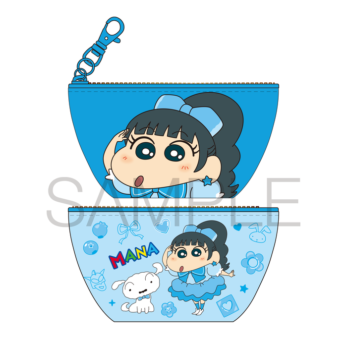 FRUITS ZIPPER×クレヨンしんちゃん 三角ミニポーチ 真中 まな | 双葉社