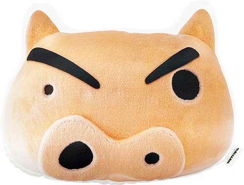 クレヨンしんちゃん　ダイカットクッション　ハイ！チーズ！　ぶりぶりざえもん