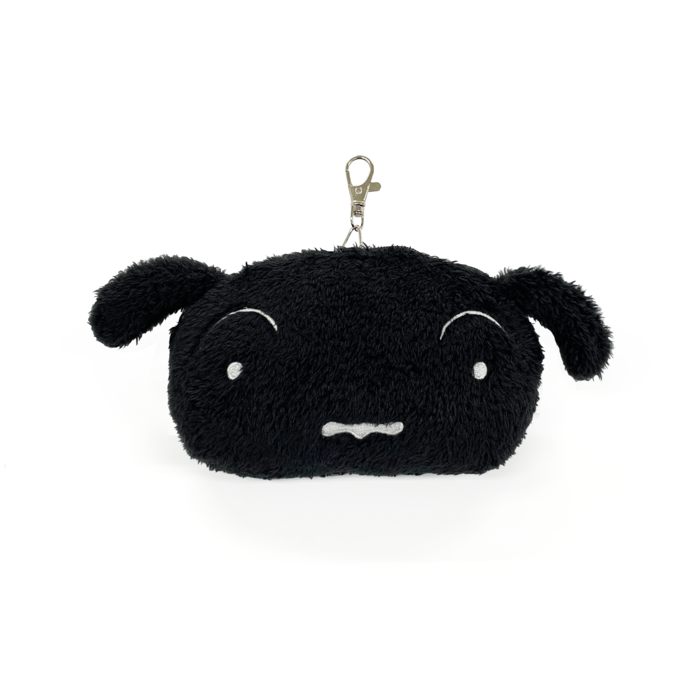 クレヨンしんちゃん　ぬいぐるみパスケース　クロ