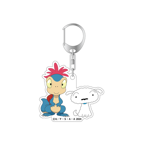 クレヨンしんちゃん　アクリルキーホルダー　シロ＆ナナ