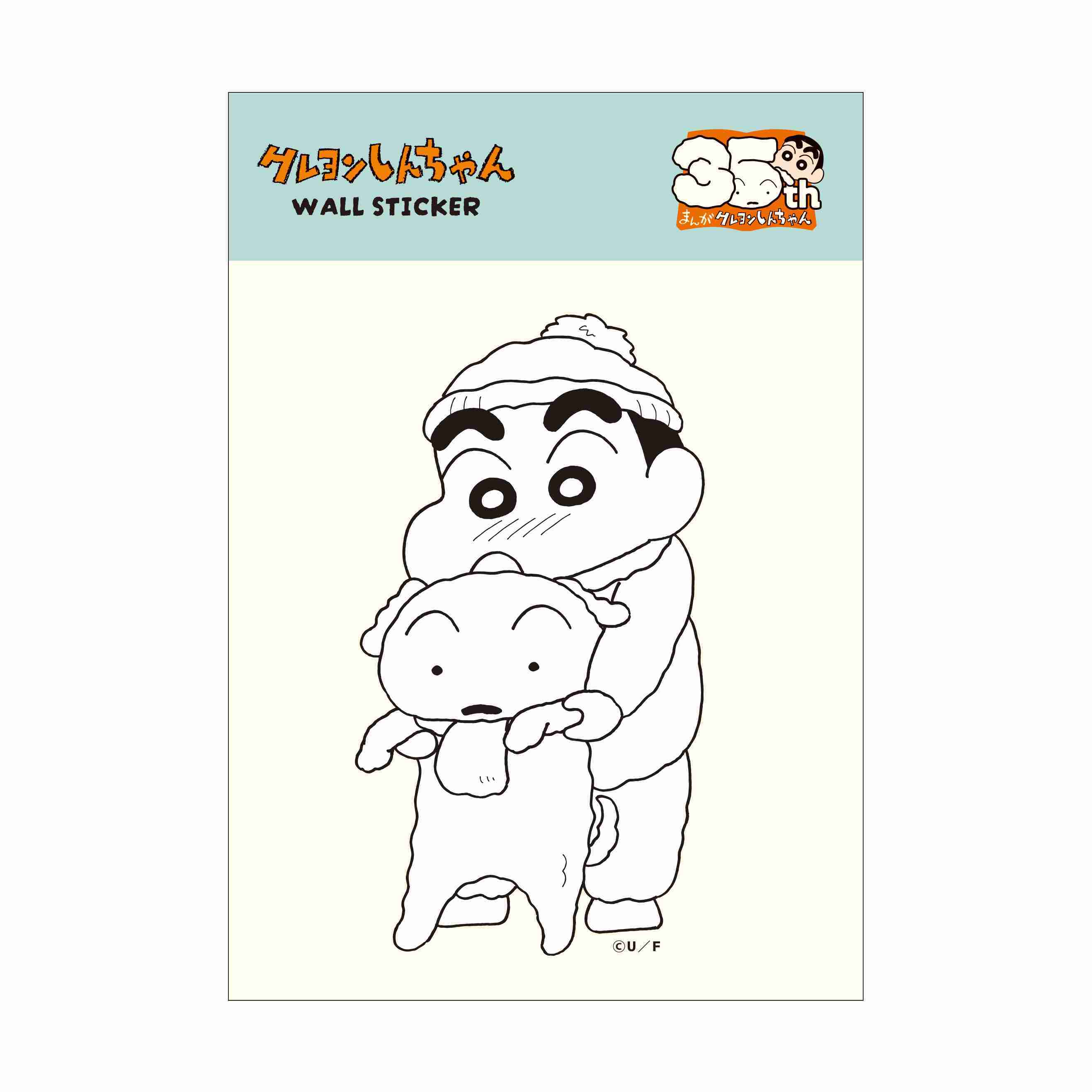 クレヨンしんちゃん　原作35周年　ウォールステッカー　冬