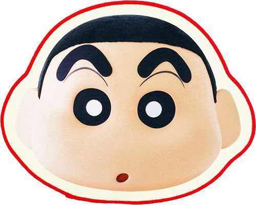 クレヨンしんちゃん　ダイカットハンドタオル　ハイ！チーズ！　しんちゃん