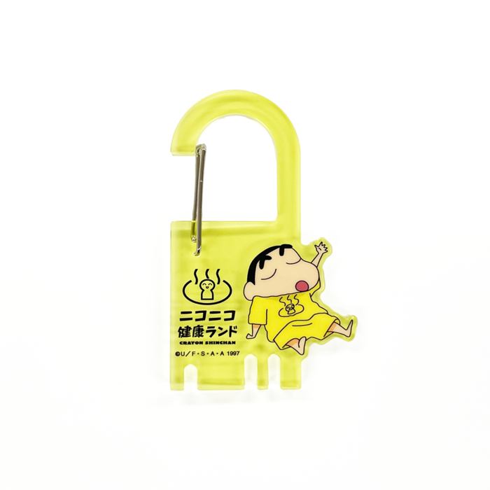 クレヨンしんちゃん シネマセレクション1997 ロッカーキー風カラビナ ニコニコ健康ランド ●