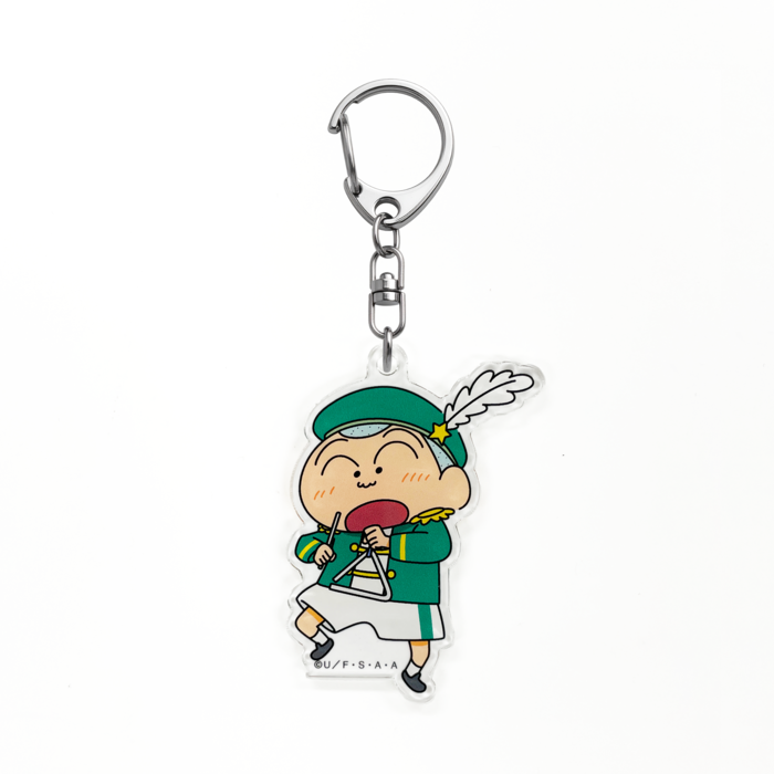 クレヨンしんちゃん　アクリルキーホルダー　エンジョイマーチングバンド　マサオくん