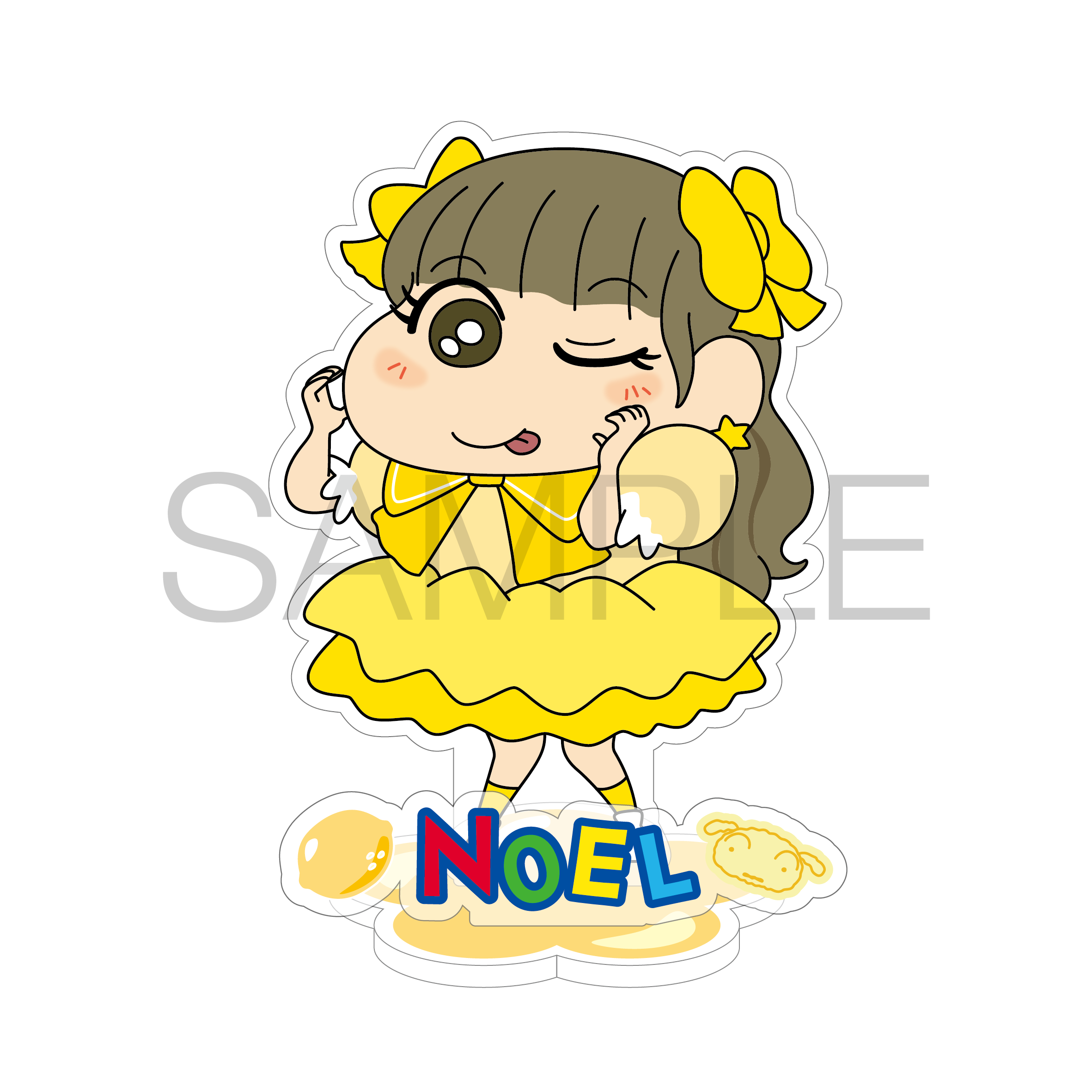 FRUITSZIPPER 早瀬ノエル アクリルスタンド 9点セット FRUITS ZIPPER×クレヨンしんちゃん アクリルスタンド 早瀬 ノエル