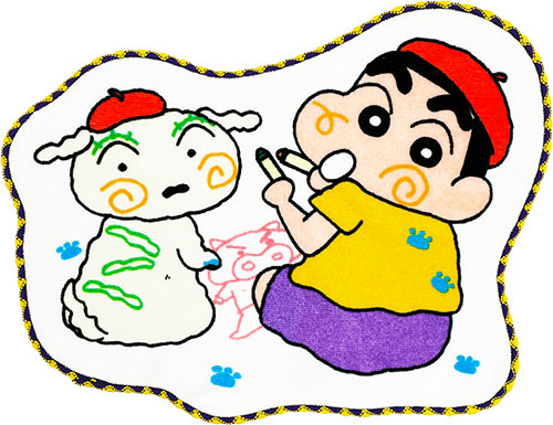 クレヨンしんちゃん　原作35周年　ダイカットタオル