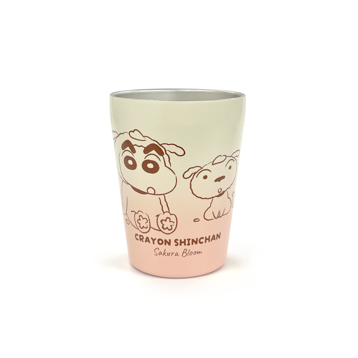 クレヨンしんちゃん　グラデーションサーモタンブラー　サクラブルーム