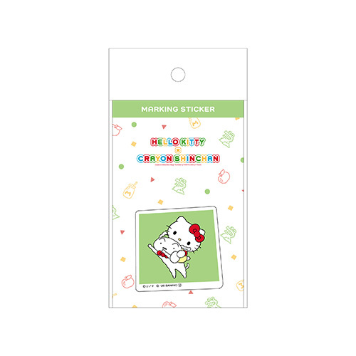 クレヨンしんちゃん×ハローキティ　マーキングステッカー　シロ と ハローキティ
