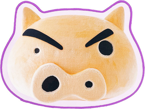 クレヨンしんちゃん　ダイカットハンドタオル　ハイ！チーズ！　ぶりぶりざえもん
