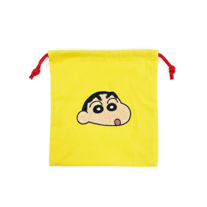 クレヨンしんちゃん　サガラ刺繍巾着　しんちゃん