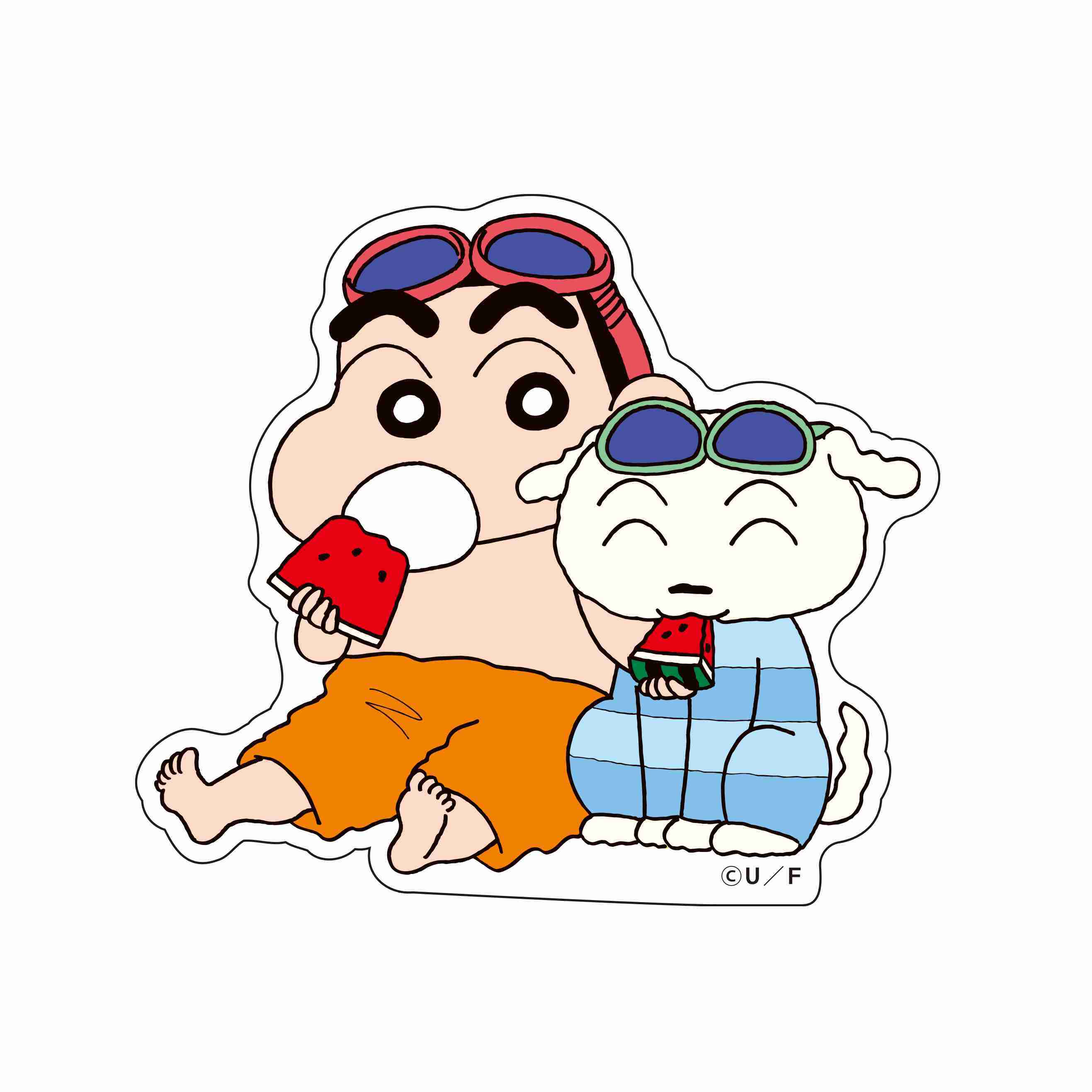 クレヨンしんちゃん　原作35周年　マーキングステッカー　夏