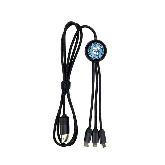 クレヨンしんちゃん マルチ充電ケーブル ヘンダー城ステンドグラス