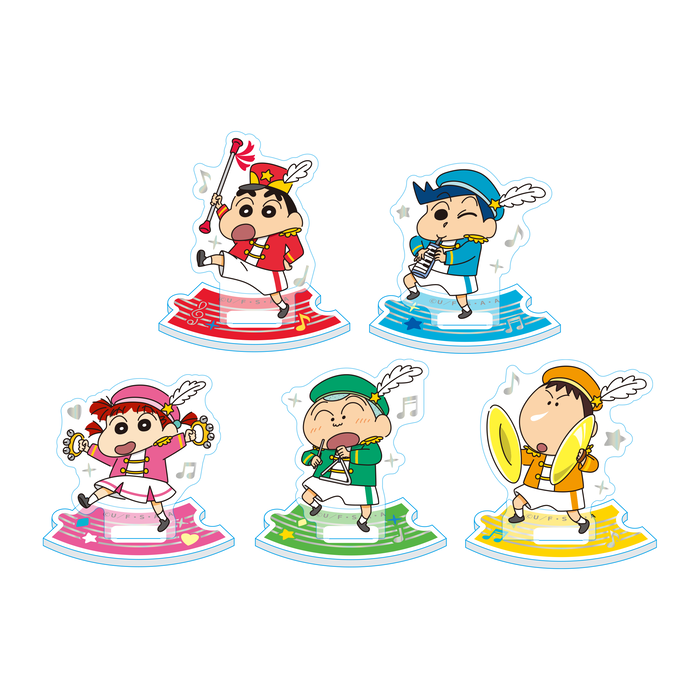クレヨンしんちゃん　アクリルスタンド（ランダム5種）エンジョイマーチングバンド