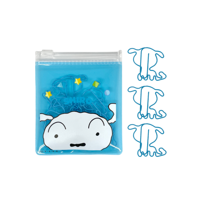 クレヨンしんちゃん　キャラクタークリップ　シロ