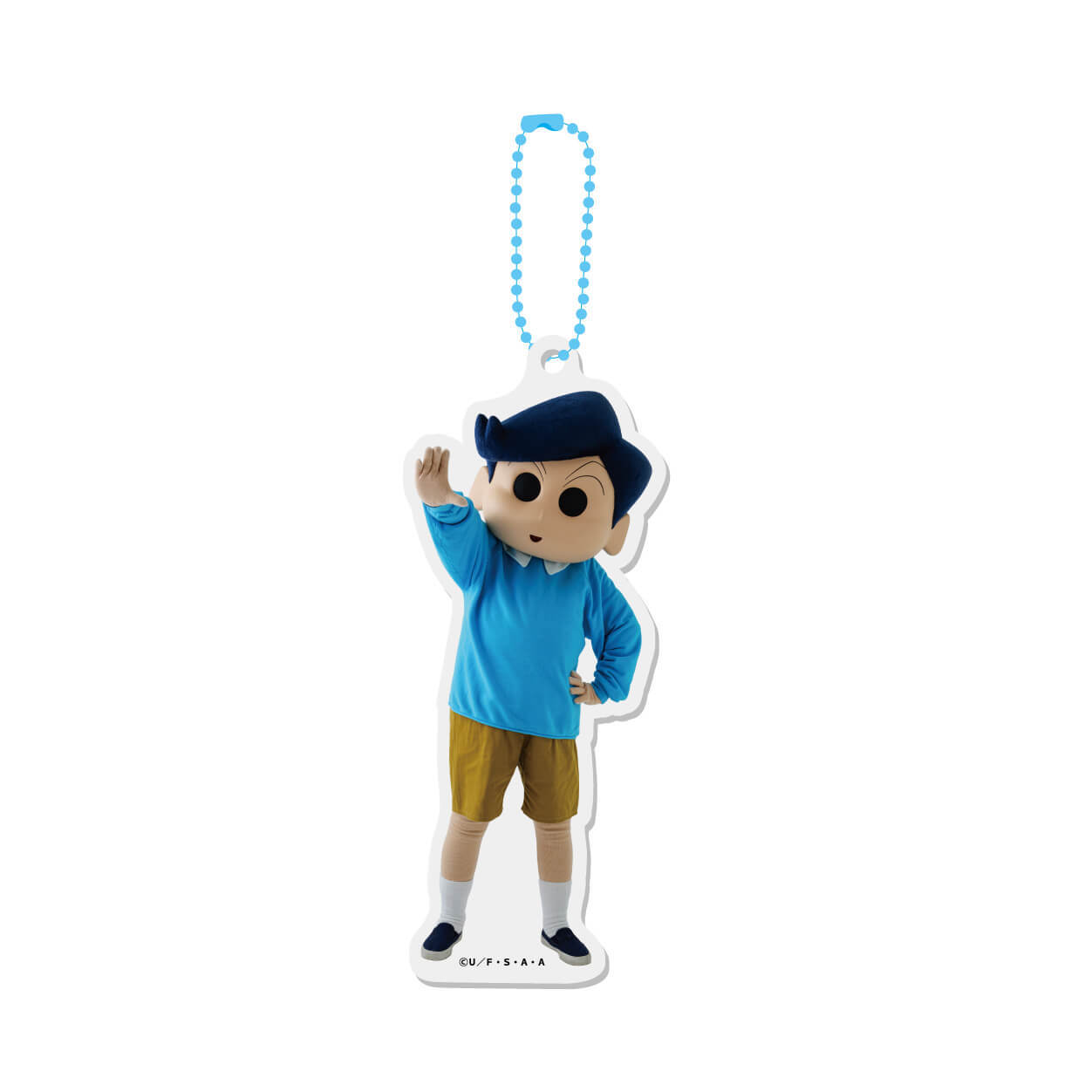 クレヨンしんちゃん　アクリルキーホルダー　ハイ！チーズ！　風間くん