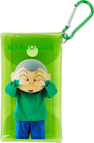 クレヨンしんちゃん　マルチクリアポーチ(S)　ハイ！チーズ！　マサオくん
