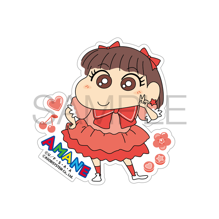 じんちゃん FRUITS ZIPPER×クレヨンしんちゃん マーキングステッカー 月足 天音