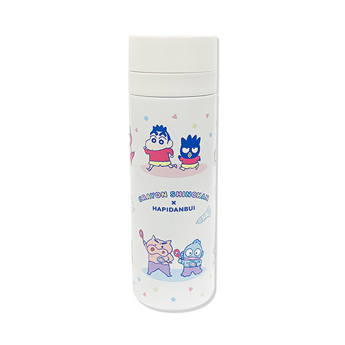 クレヨンしんちゃん×はぴだんぶい　ステンレスボトル　オラのともだち