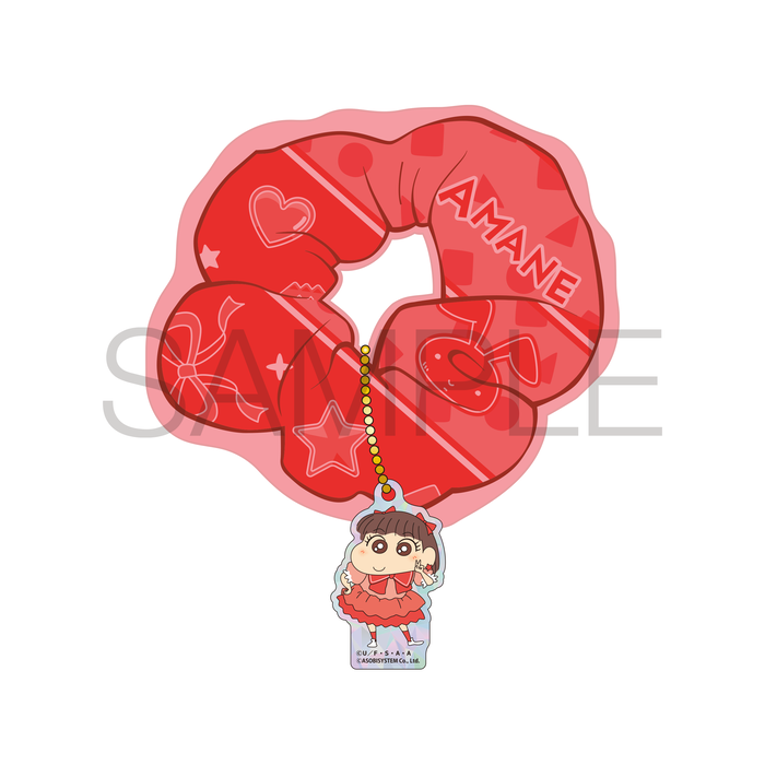 FRUITS ZIPPER×クレヨンしんちゃん　チャーム付きシュシュ　月足 天音