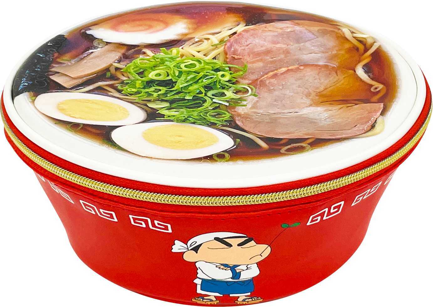 クレヨンしんちゃん　ラーメンポーチ　最強！！オラの拉麺道