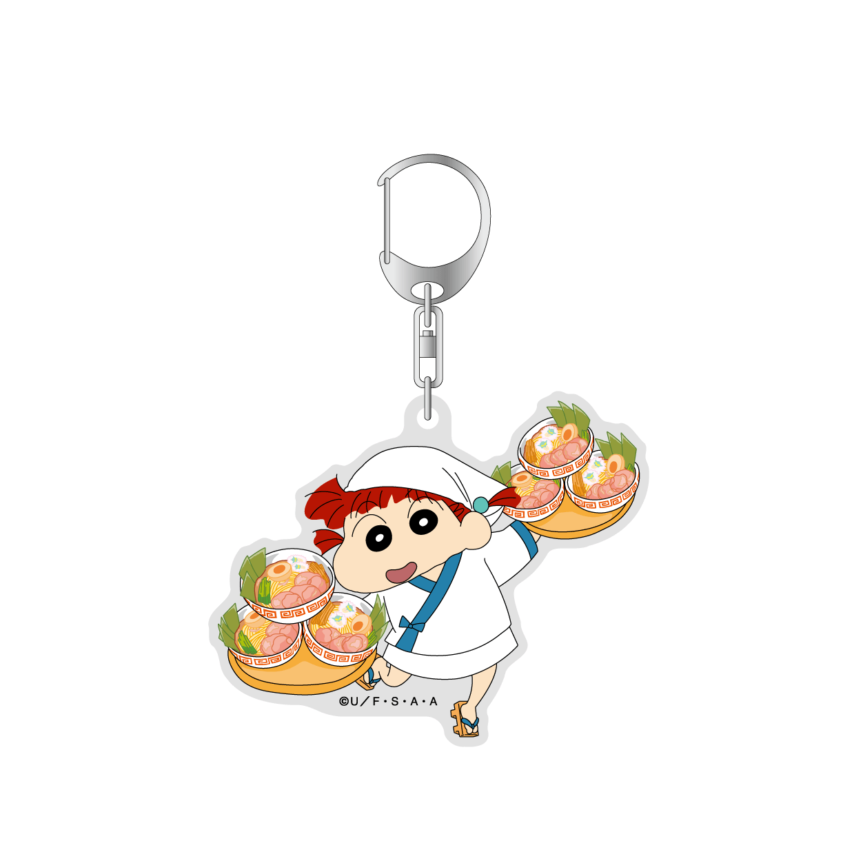 クレヨンしんちゃん　アクリルキーホルダー　最強！！オラの拉麺道　ネネちゃん