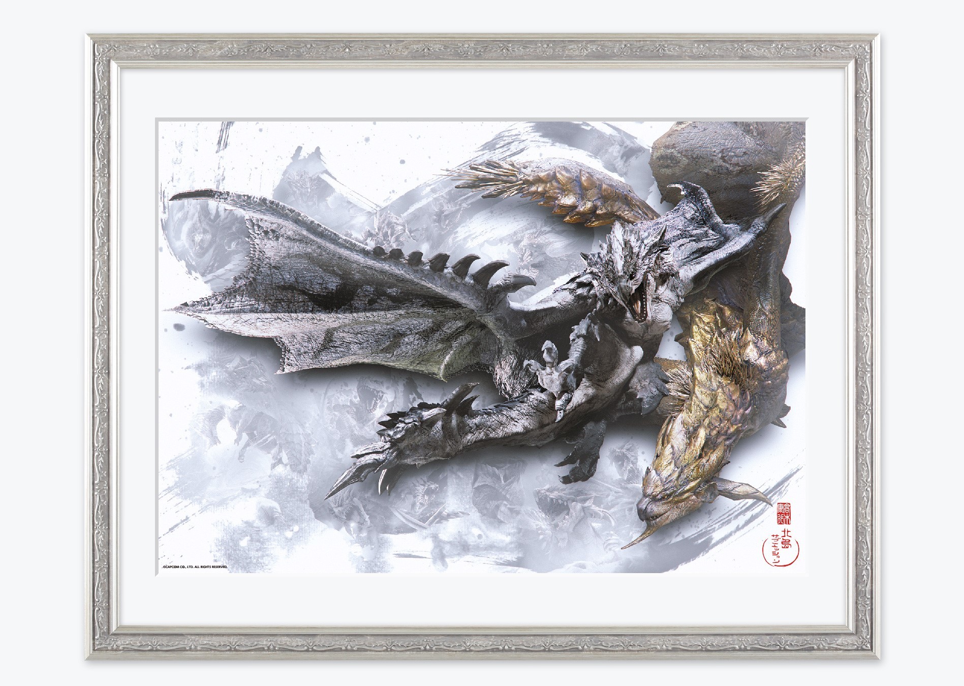 【モンスターハンター】額装プリモアート（送料・額装代込み）