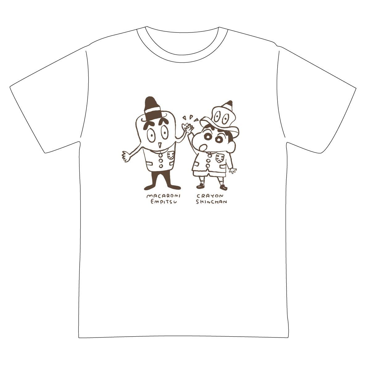 クレヨンしんちゃん×マカロニえんぴつ　ハイタッチ　Tシャツ