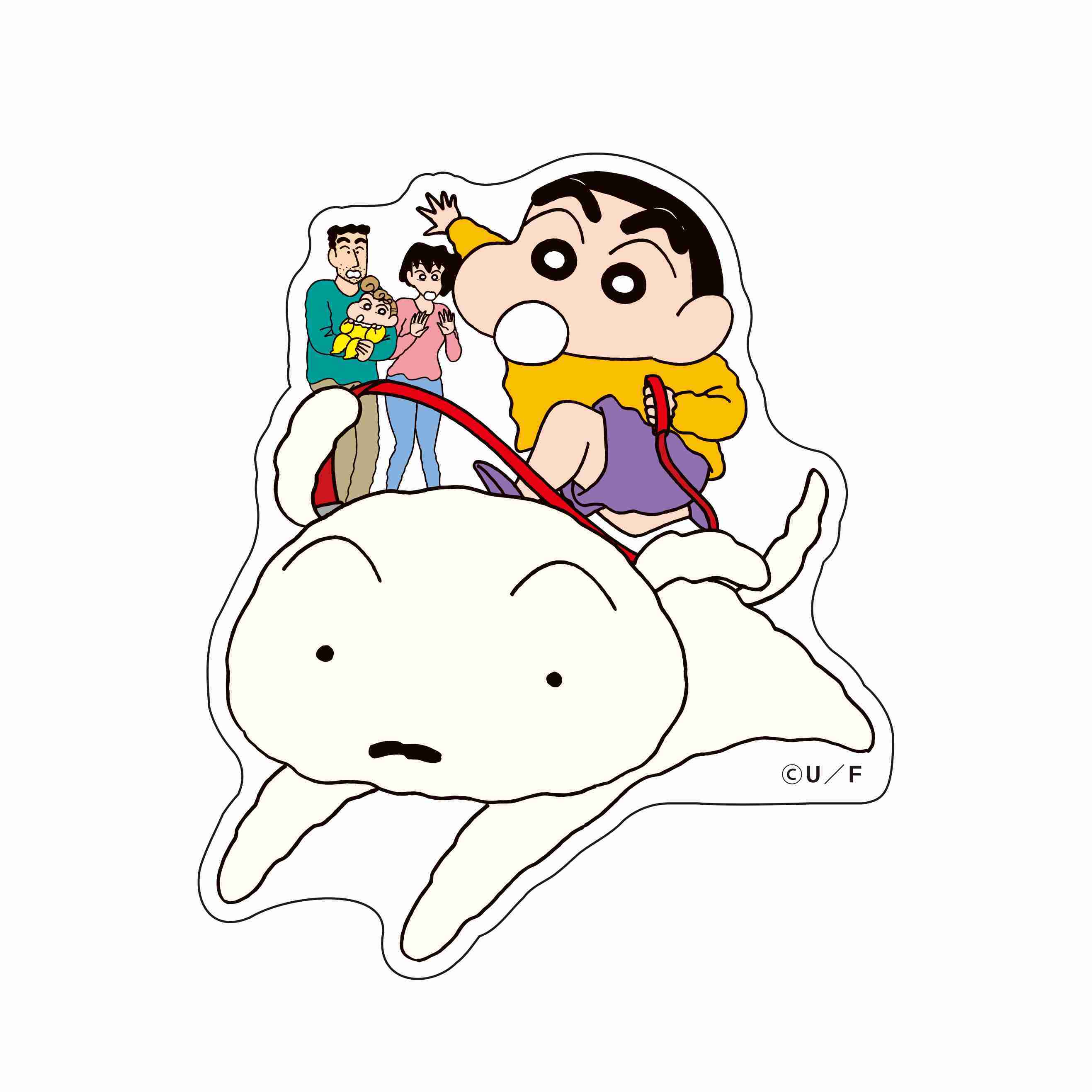 クレヨンしんちゃん　原作35周年　マーキングステッカー　メインビジュアル