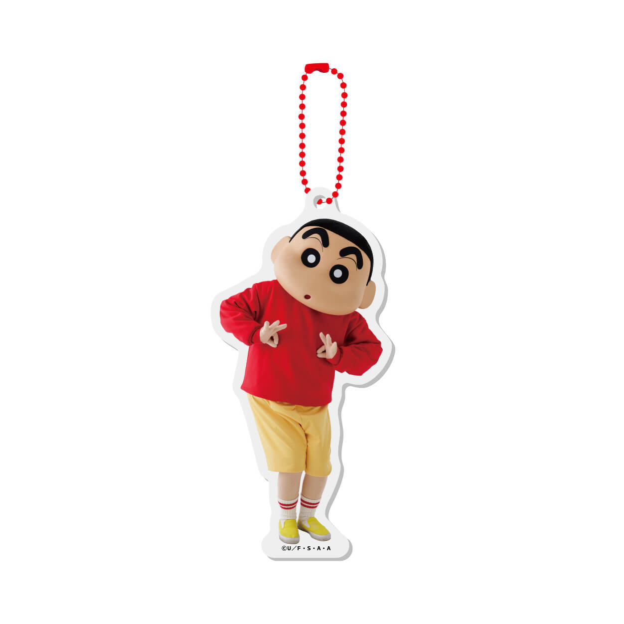 クレヨンしんちゃん　アクリルキーホルダー　ハイ！チーズ！　しんちゃん